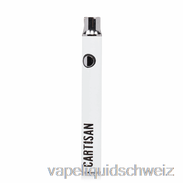Cartisan Button VV 350 510 Batterie Weiß Vape Ohne Nikotin